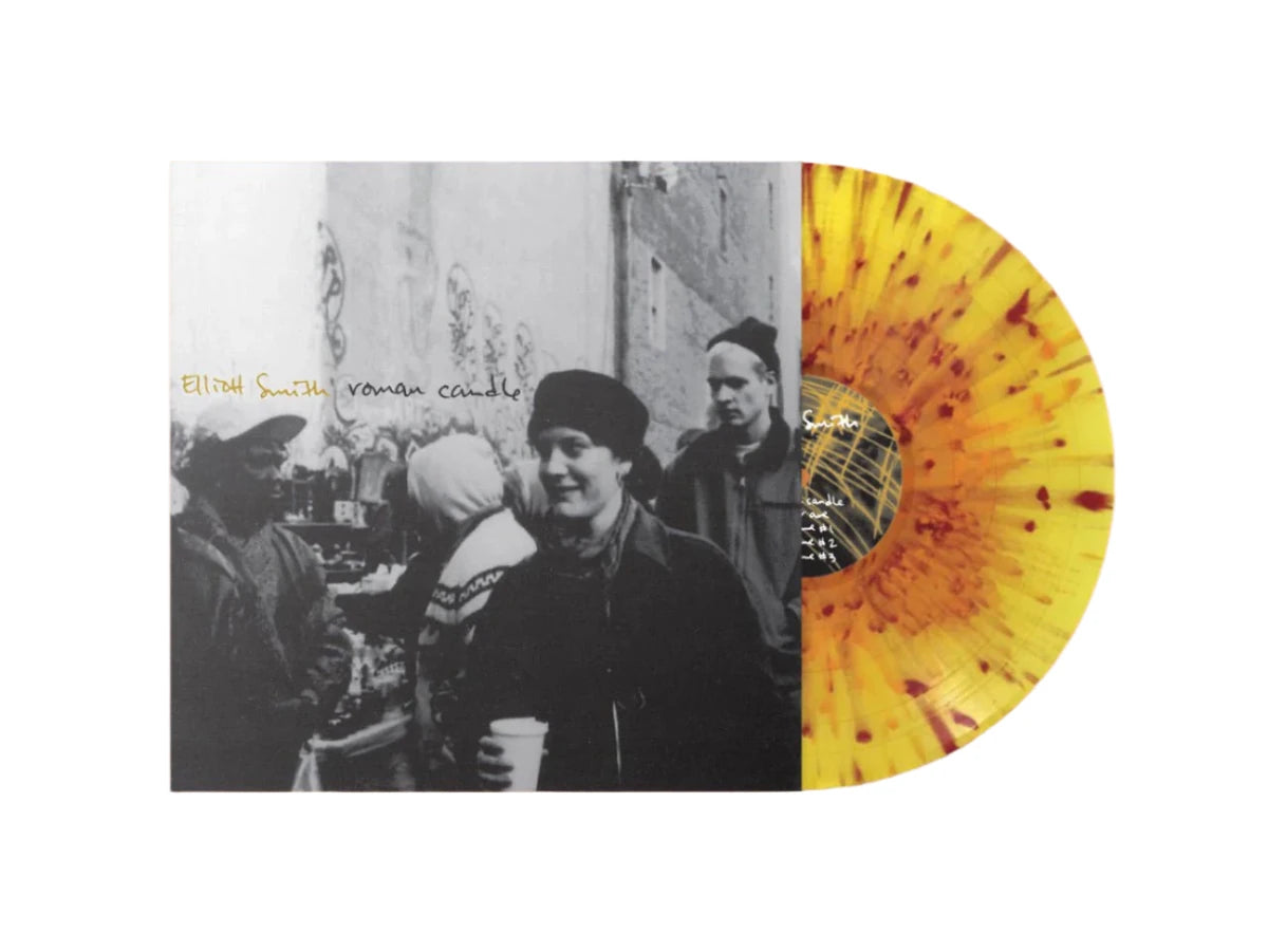 "Vinyl Record Title - Transatlantic Vinyl RecordsElliott Smith - Roman Candle Yellow Splatter Vinyl LP - USA Import.