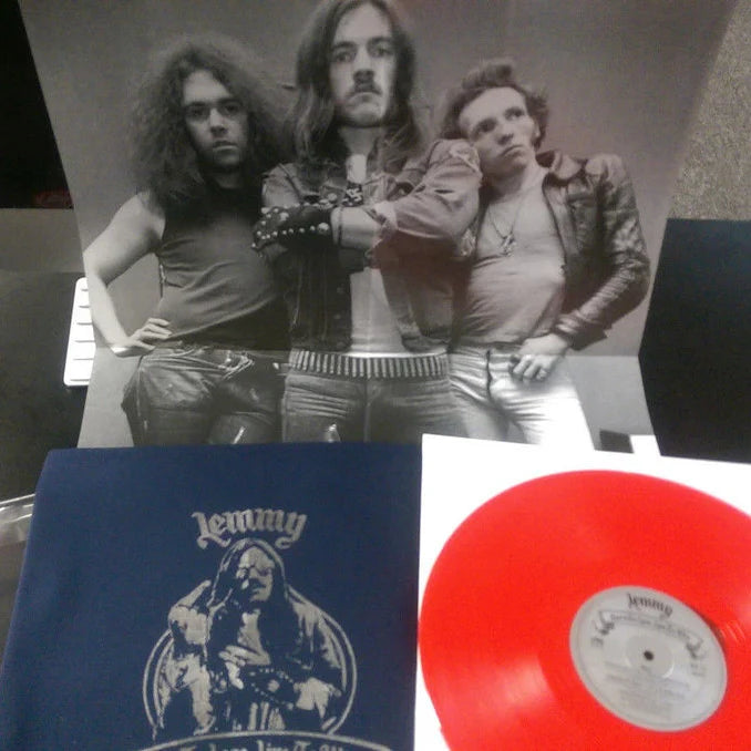 Motorhead-Lemmy- USA Exclusive Vinyl-Red Vinyl.