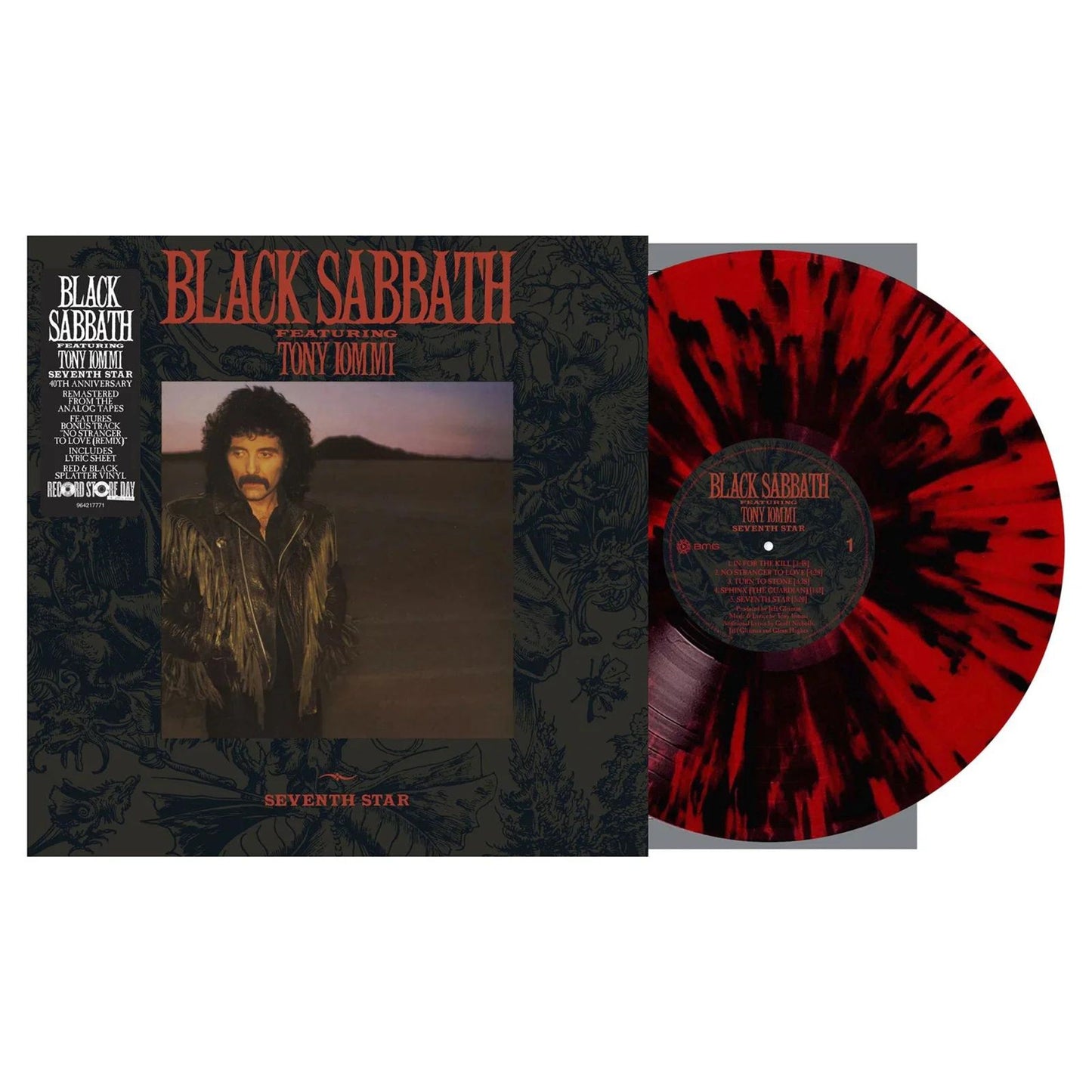 Black Sabbath-Seventh Star (40th Anniversary) (remastered) (Limited Edition) (Red & Black Splatte