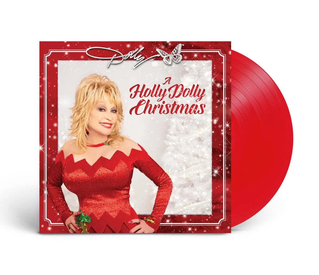 Dolly Partion-A Holly Dolly Christmas USA Exclusive Vinyl-Red Vinyl.