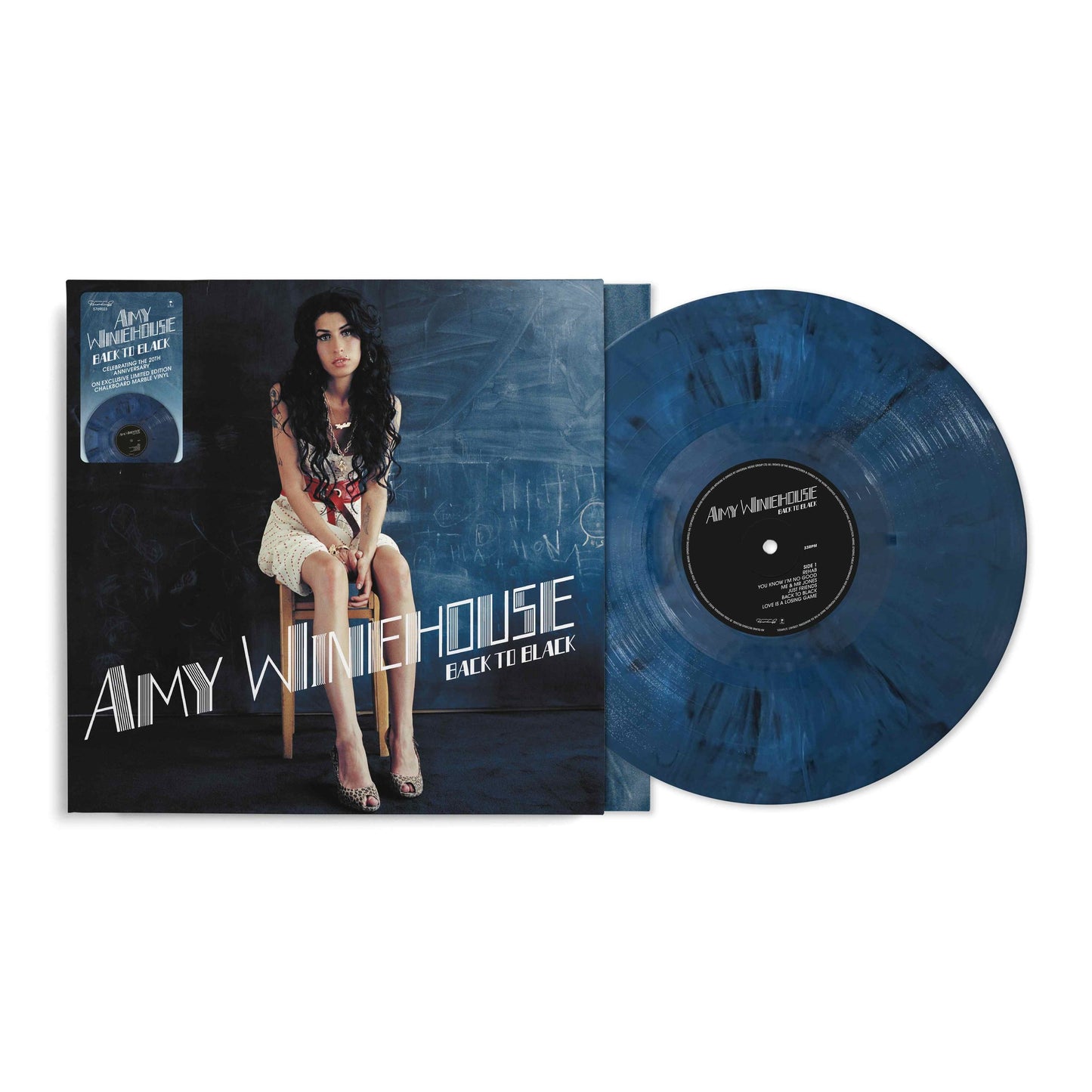 Back To Black (20th Anniversary) (Limited Retail Edition) (Chalkboard Marble Vinyl) on LP
