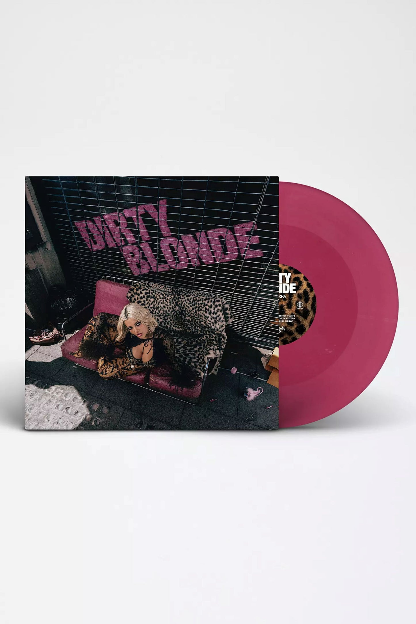 Bebe Rexha - Dirty Blonde -USA  Exclusive Colour Vinyl Record-dark Burgundy.