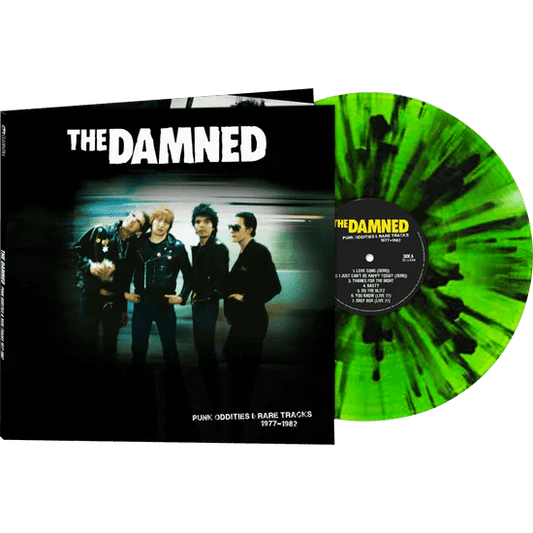 "Vinyl Record Title - Transatlantic Vinyl RecordsThe Damned - Punk Oddities & Rare Tracks : 1977 - 1982 USA Import - (Green - Black Splatter)