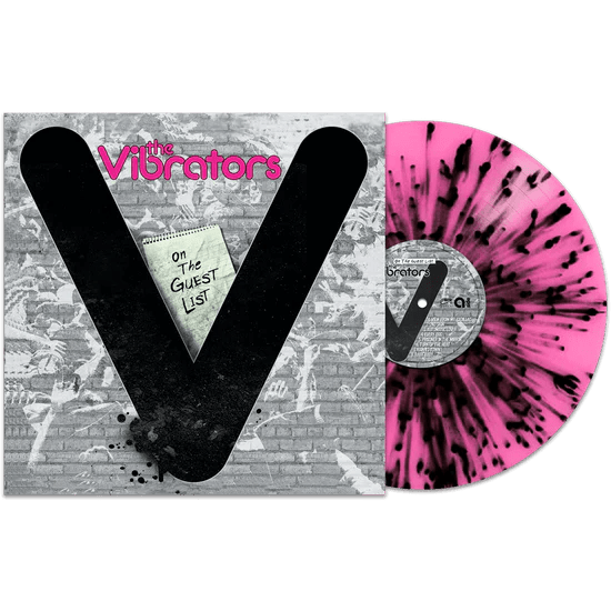 "Vinyl Record Title - Transatlantic Vinyl RecordsThe Vibrators - On The Guest List - USA Import - (Pink - Black Splatter Vinyl)