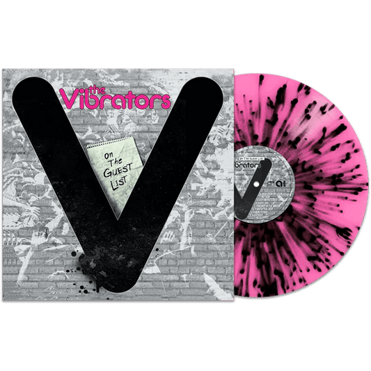 "Vinyl Record Title - Transatlantic Vinyl RecordsThe Vibrators - On The Guest List - USA Import - (Pink - Black Splatter Vinyl)