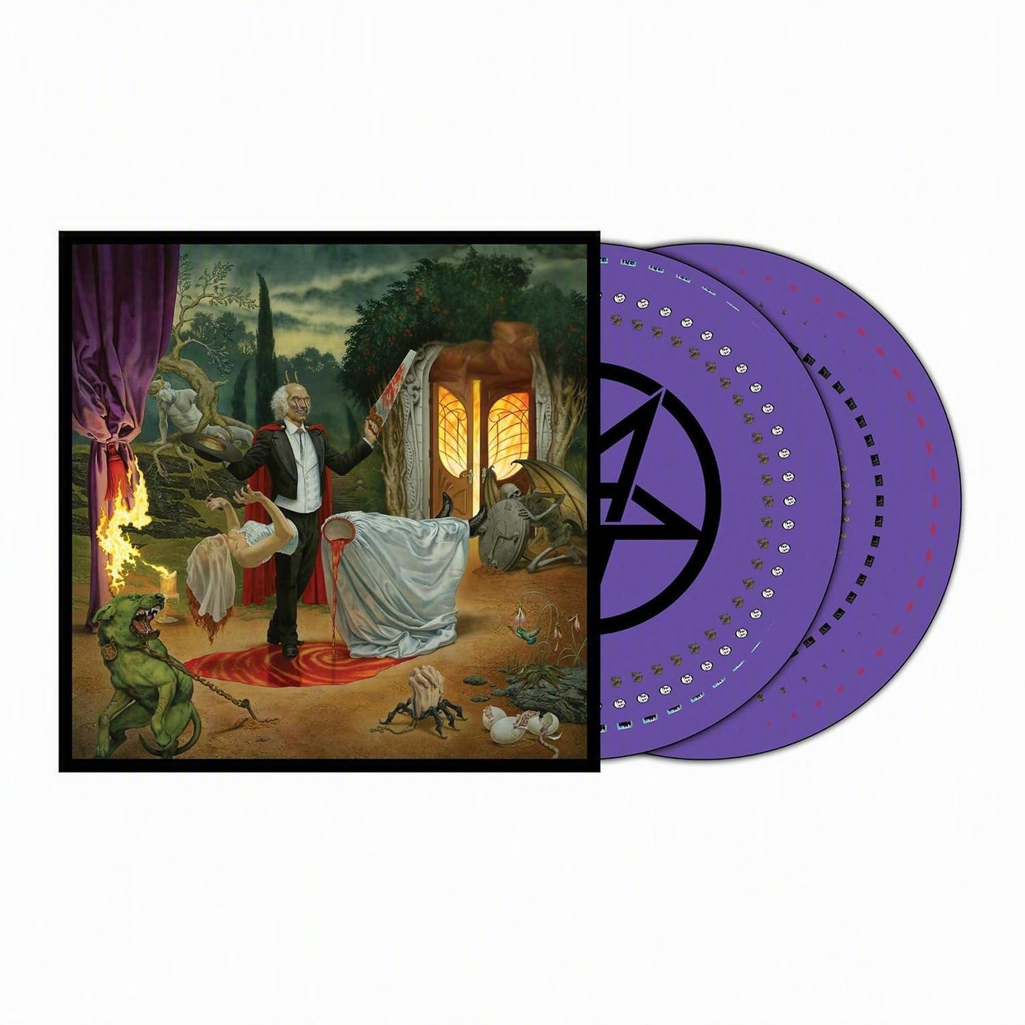 Anthrax-Purple Zoetrope double-LP-USA Exclusive Import Vinyl.