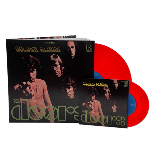 "Vinyl Record Title - Transatlantic Vinyl RecordsThe Doors - Golden Album + Bonus 7" (USA Import Red Vinyl).