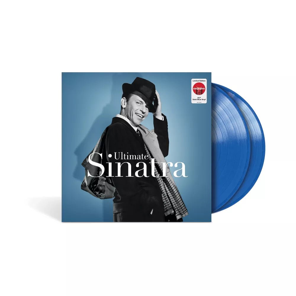 "Vinyl Record Title - Transatlantic Vinyl RecordsFrank Sinatra - Ultimate Sinatra - USA Import - Blue Vinyl Record.