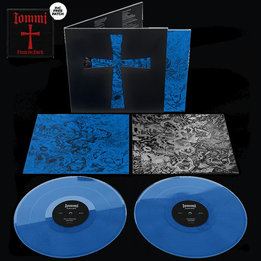 Tony Iommi The Dark Transparent Blue Double Vinyl.