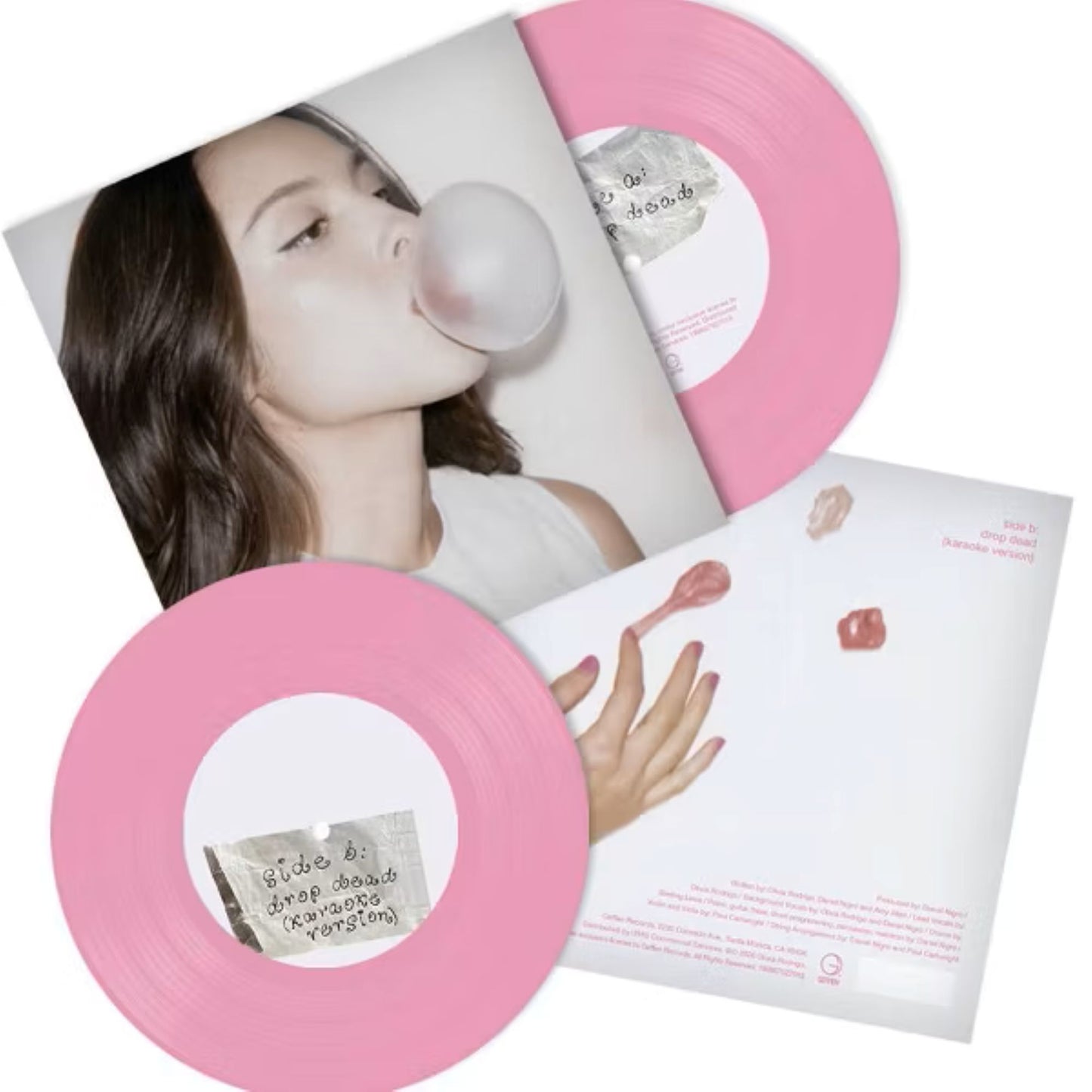 OLIVIA RODRIGO 'DROP DEAD ' 7" SINGLE (Limited, Chewing Gum Pink Vinyl)
