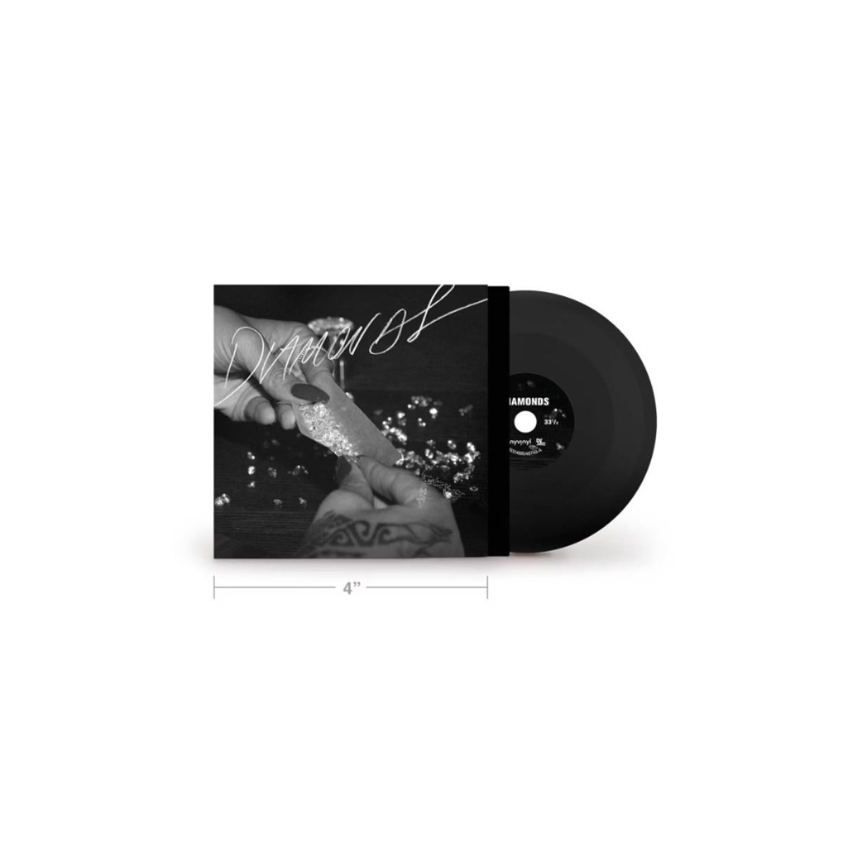 "Vinyl Record Title - Transatlantic Vinyl RecordsRihanna - Tiny Vinyl Edition - Needed Me/Diamonds - USA Exclusive Import Vinyl Record