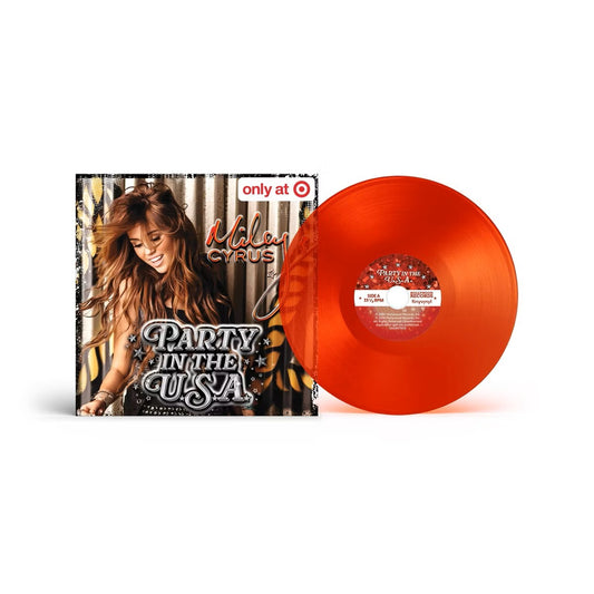Miley Cyrus- Tiny Vinyl Edition - Party in the USA/Time of Our Live-RED