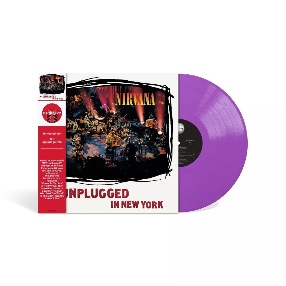 "Vinyl Record Title - Transatlantic Vinyl RecordsNirvana - Live New York - light Purple vinyl - OBI - USA Exclusive Vinyl.