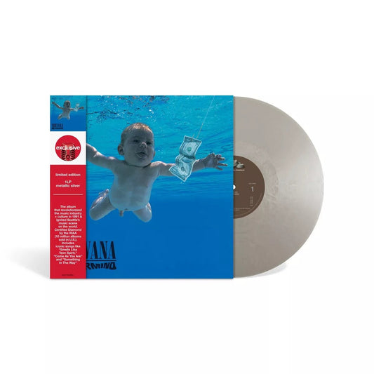 "Vinyl Record Title - Transatlantic Vinyl RecordsNirvana - Nevermind - Silver Vinyl - OBI - USA Exclusive Vinyl.