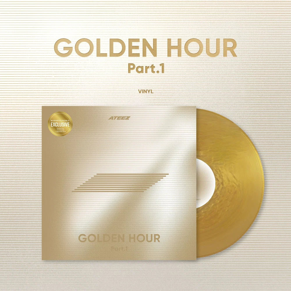 Ateez- The golden Hour part-3-Gold Vinyl-USA Import.
