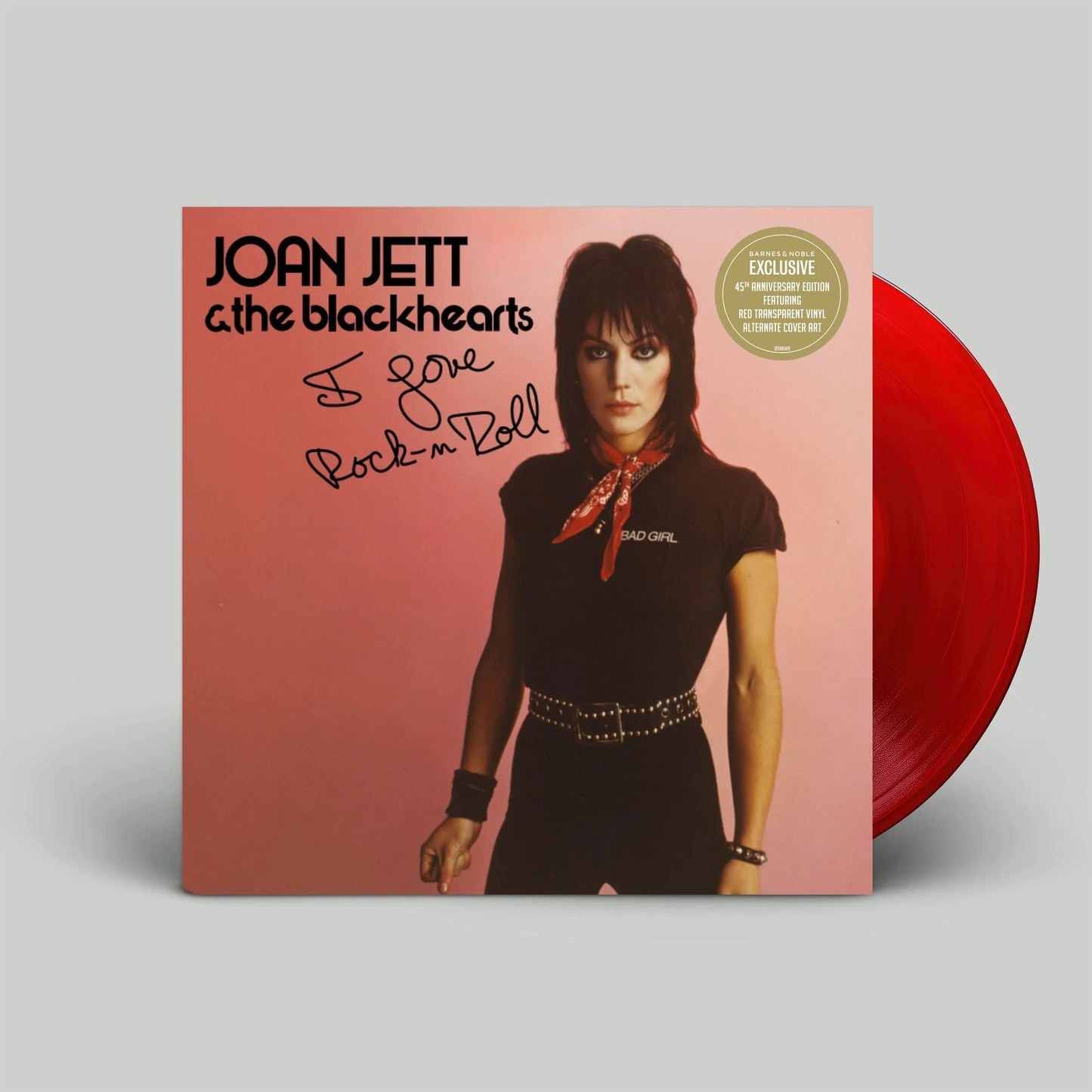Joan Jett- Red Vinyl-USA Exclusive Vinyl-I love ROCK N Roll-ALT COVER,