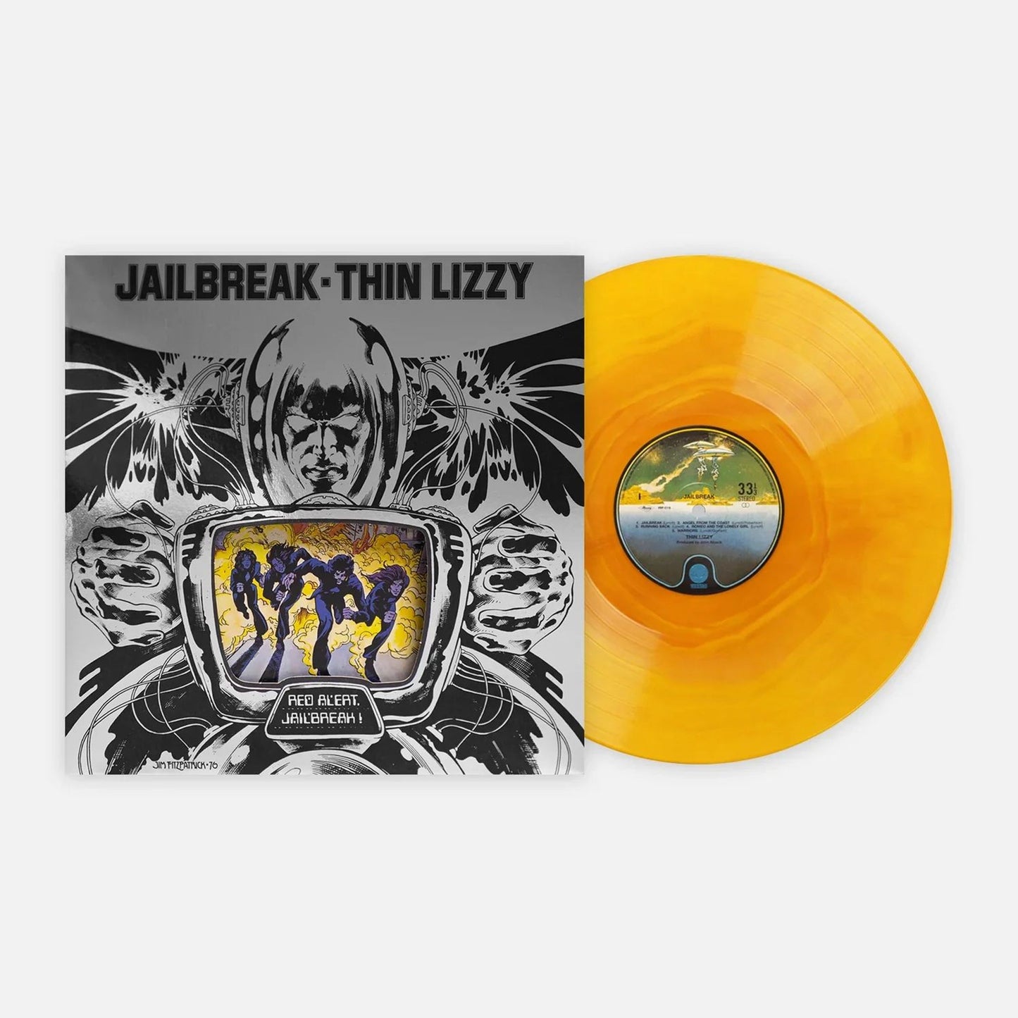 Thin Lizzy-Jailbreak-Dark Tangerine, Exclusive Colur Vinyl- Limited stock,