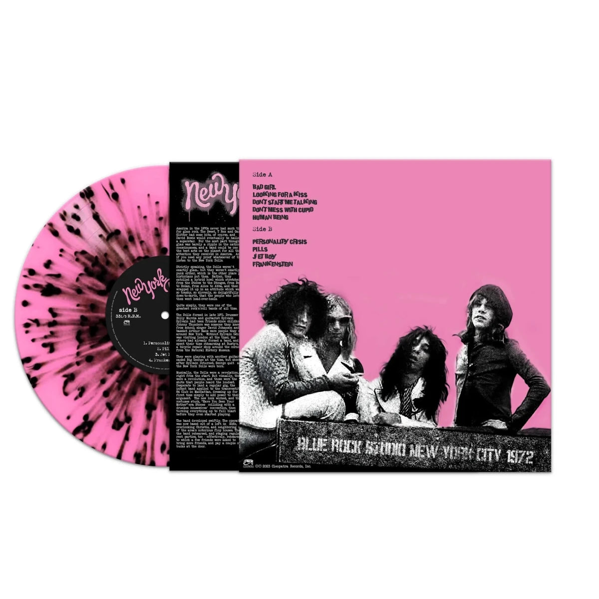 "Vinyl Record Title - Transatlantic Vinyl RecordsNew York Dolls - Dawn Of The Dolls (Pink - Black Splatter) - USA IMPORT.