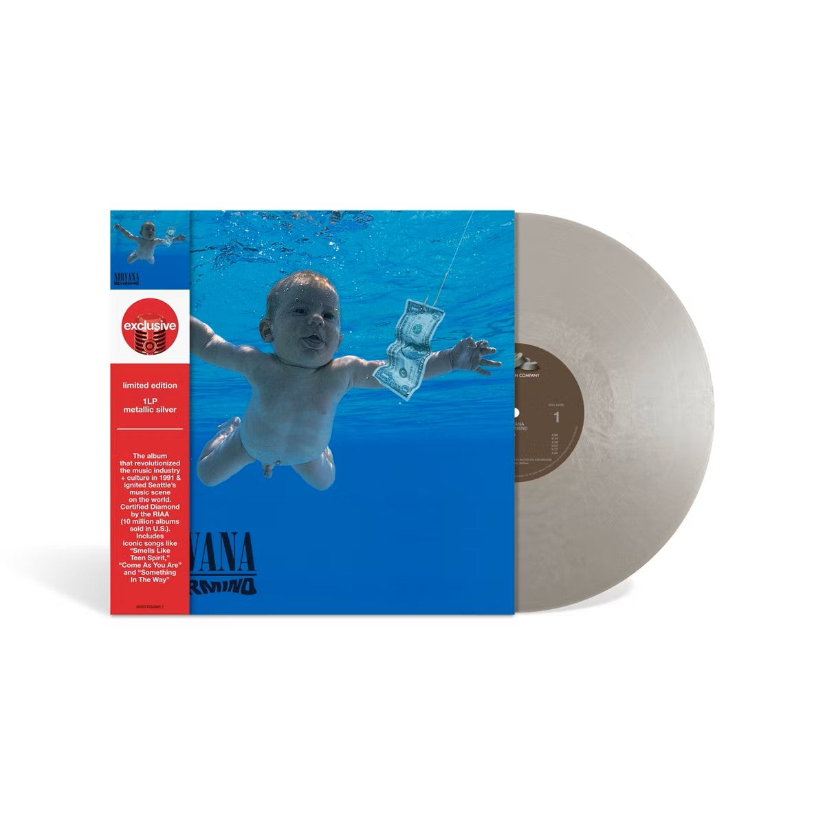 Nirvana - Nevermind (USA Silver Exclusive, Vinyl)-Very Limited )n Uur Site.