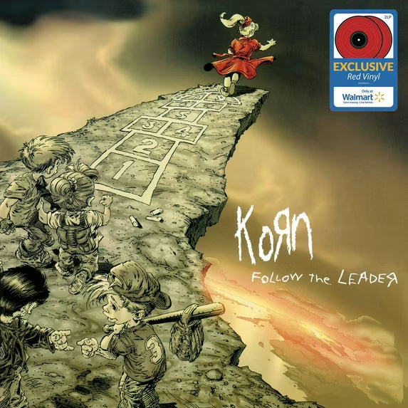 Korn- Follow The Leader-USA Exclusive Import Vinyl- Red Vinyl.
