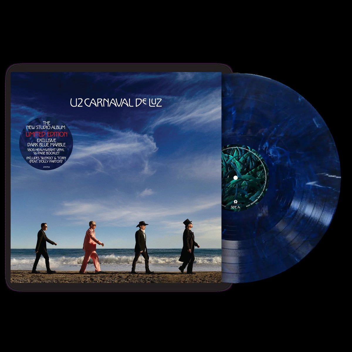 U2-Carnaval De Luz (180g)-USA Transatlantic Vinyl Record Exclusive.INK- Blue
