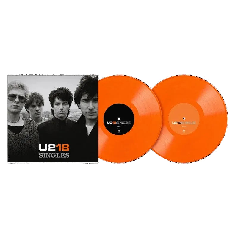 U2- 18 Singles- Double Orange Vinyl USA Exclusive-High Quality Vinyl.