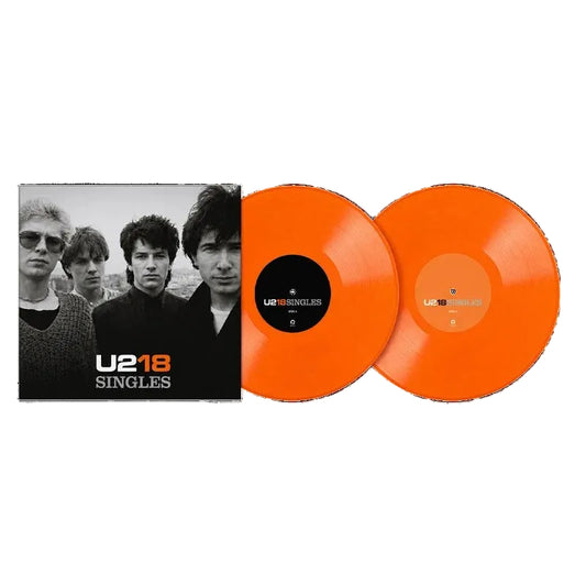 U2- 18 Singles- Double Orange Vinyl USA Exclusive-High Quality Vinyl.
