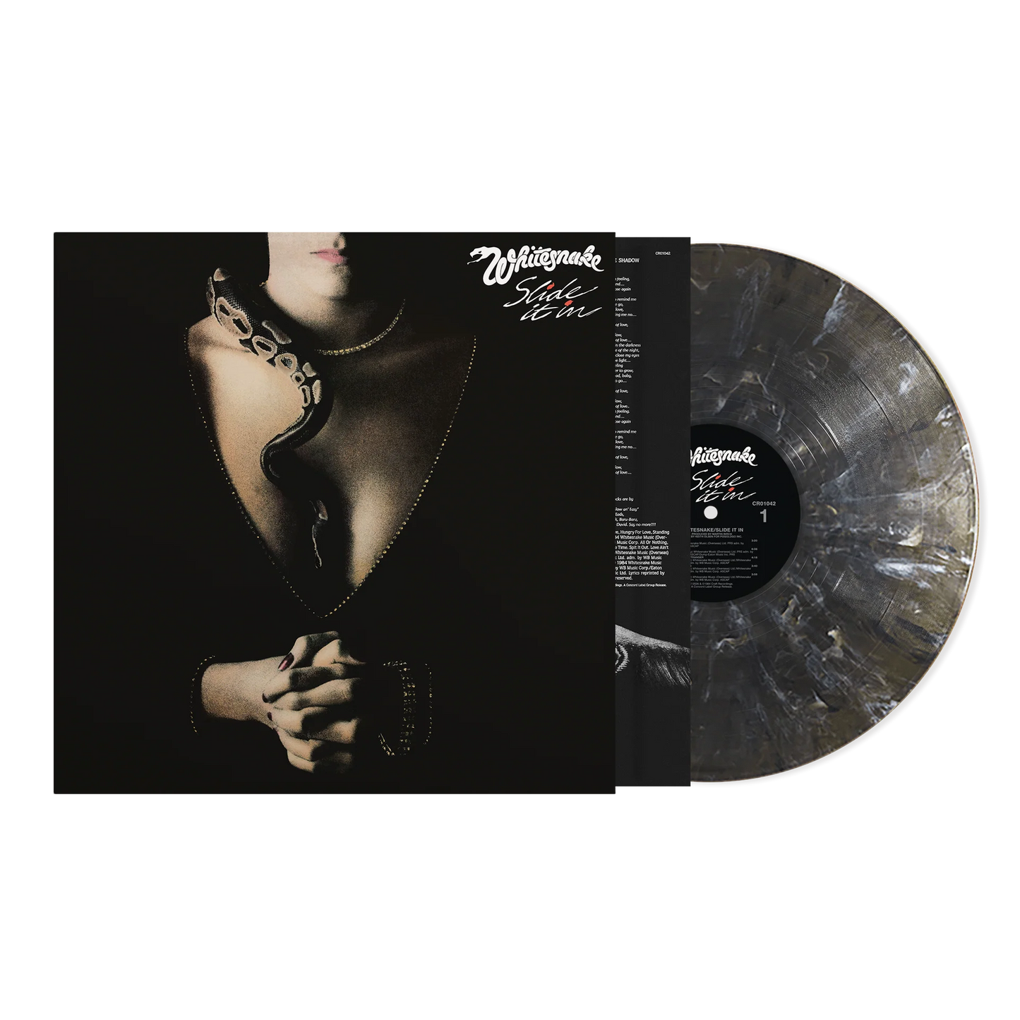 Whitesnake- Slide it in- USA Exclusive Vinyl-gray-black-ash-Vinyl.