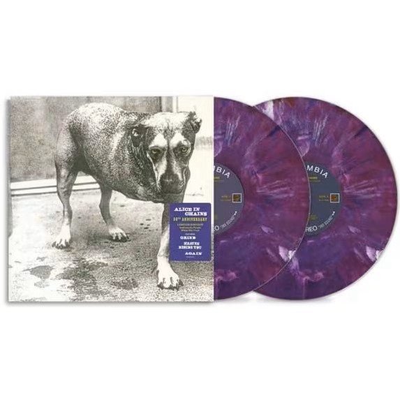 "Vinyl Record Title - Transatlantic Vinyl RecordsAlice in Chains - 2026 Release - Self Title - Grape Black Swirl - USA Exclusive Import Vinyl Record