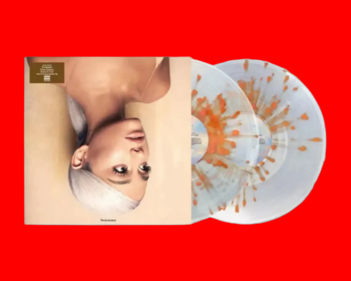 Ariana Grande - Sweetener-USA- Exclusive 2XLP-sPLATTER vINYL.