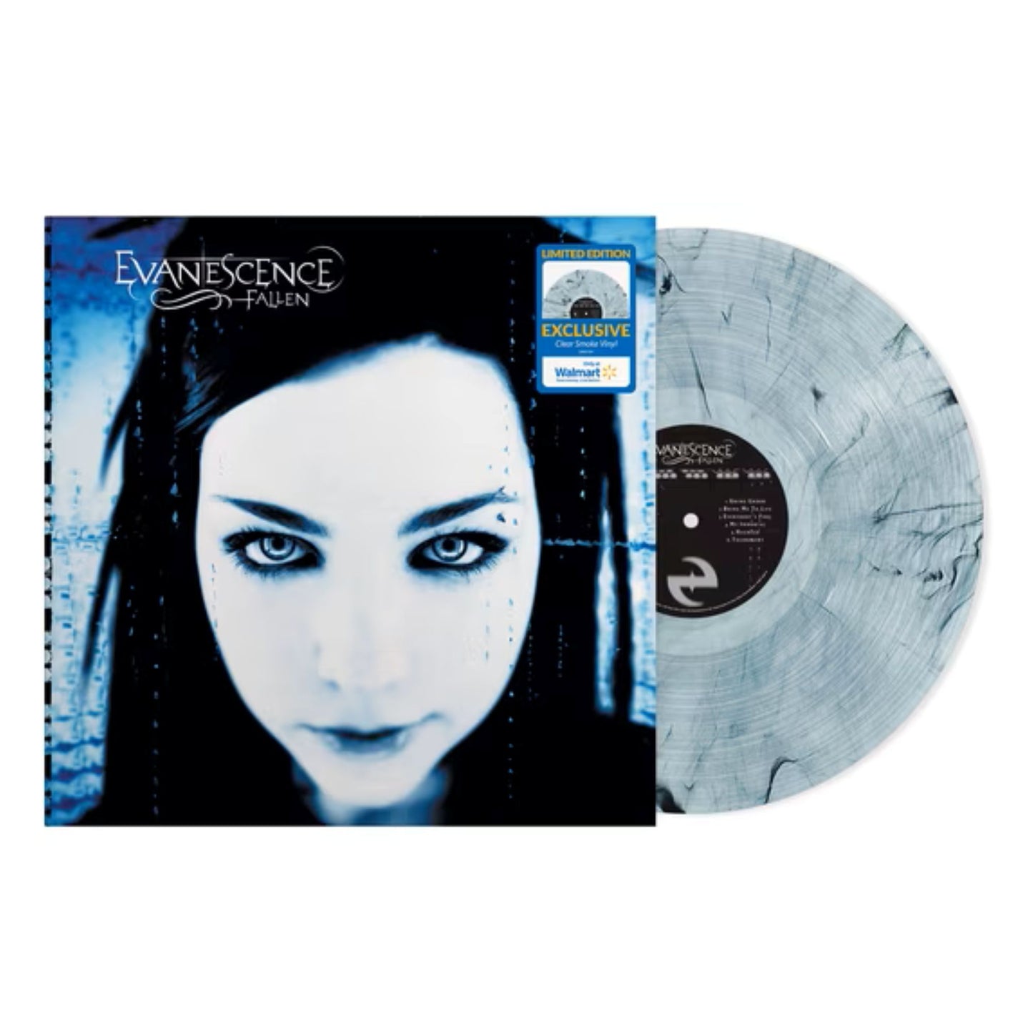 Evanscense- Fallen- USA Exclusive Vinyl Record-Blue-grey ish.