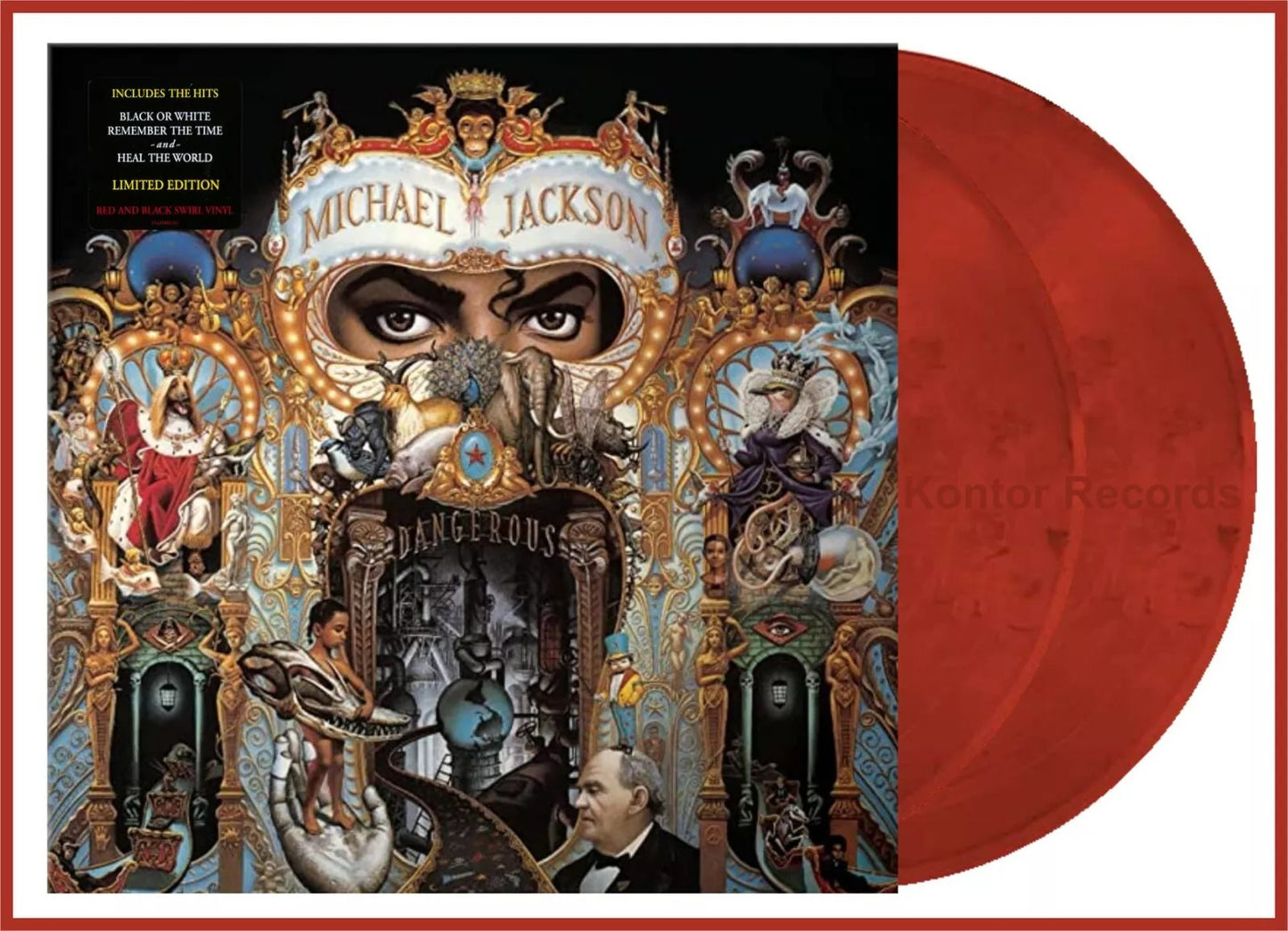 Michael Jackson- Dangerous- USA- Exclusive Deep red vinyl.