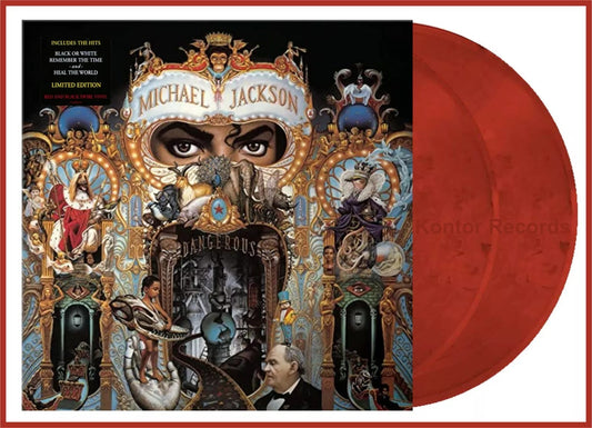 Michael Jackson- Dangerous- USA- Exclusive Deep red vinyl.