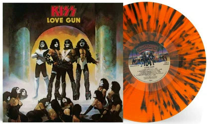 Kiss- Love Gun- Canadian  Exclusive Vinyl-Tangerine and Black.
