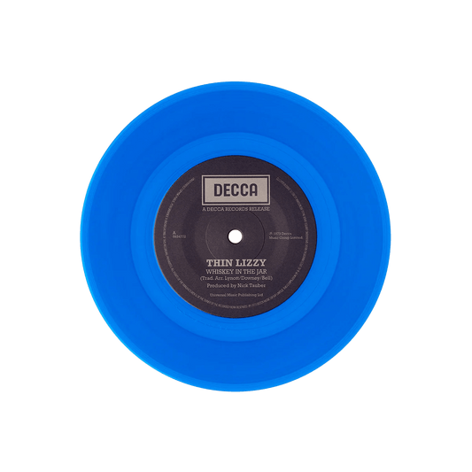 "Vinyl Record Title - Transatlantic Vinyl RecordsThin Lizzy - Whisky in The Jar - 7" - Rare Colour Vinyl - USA Import. Blue Vinyl.