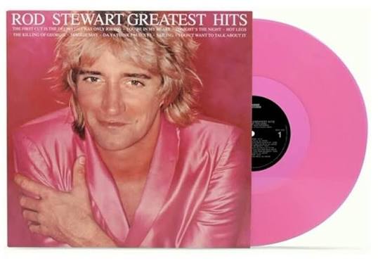 Rod Stewart Greatest Hits Vol. 1 - Exclusive Limited Edition Pink Colored Vinyl LP