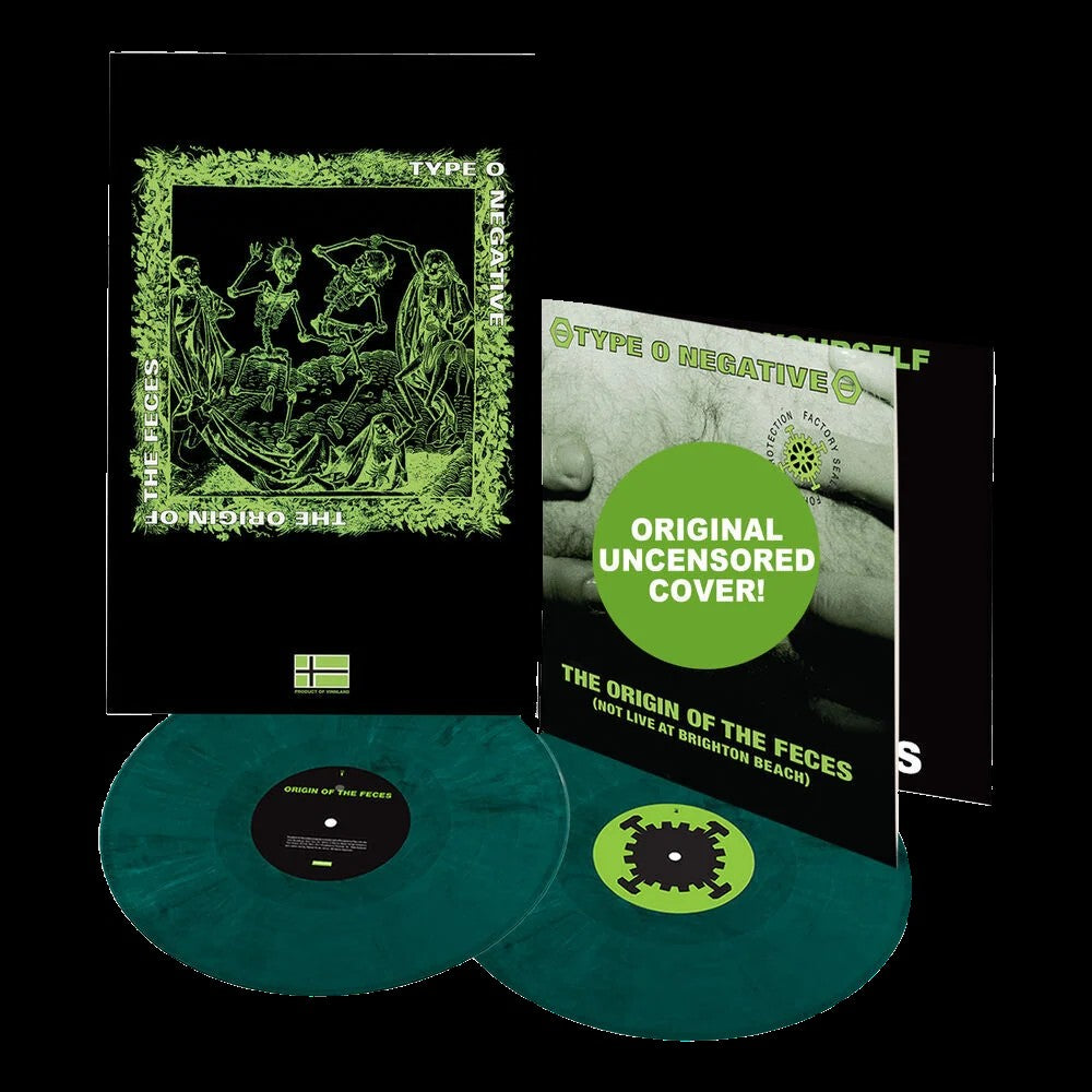 Type O Negative-The Origin of the Feces- USA Exclusive Vinyl-Green Vinyl.
