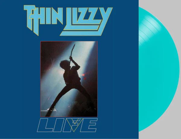 "Vinyl Record Title - Transatlantic Vinyl RecordsThin Lizzy - Live - USA Import - Teal Vinyl Colour - Very Limited Stock.