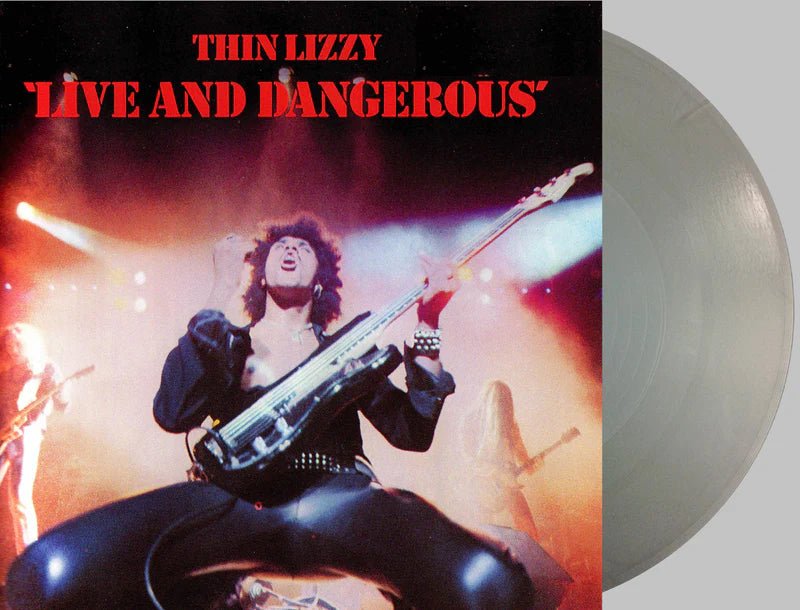 "Vinyl Record Title - Transatlantic Vinyl RecordsThin Lizzy - Live And Dangerous Silver Vinyl Anniversary Limited Edition - USA Import