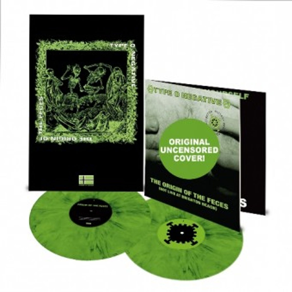 Type O Negative-The Origin Of The Feces (Deluxe 30th Anniversary Edition) (Green & Black Vinyl)